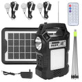 Generator Way Power 3 Solar LED Bulbs Dual for Hiking Flashlight Bank to Rechargeable Charge Power Station Powered with Outdoor Station Panel iMounTEK Portable Camping