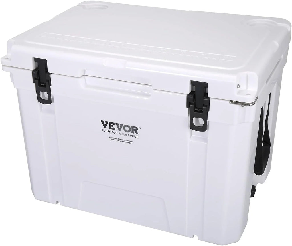 Cooler Keeps HAOFEI Travel, Chest Duty Hard Box Camping, Retention Lunch Ice to Handle, Ice with Insulated up Outdoor, Ice Rotomolded Cooler, 25/33/45/65 for Portable qt, 6 Days Heavy for