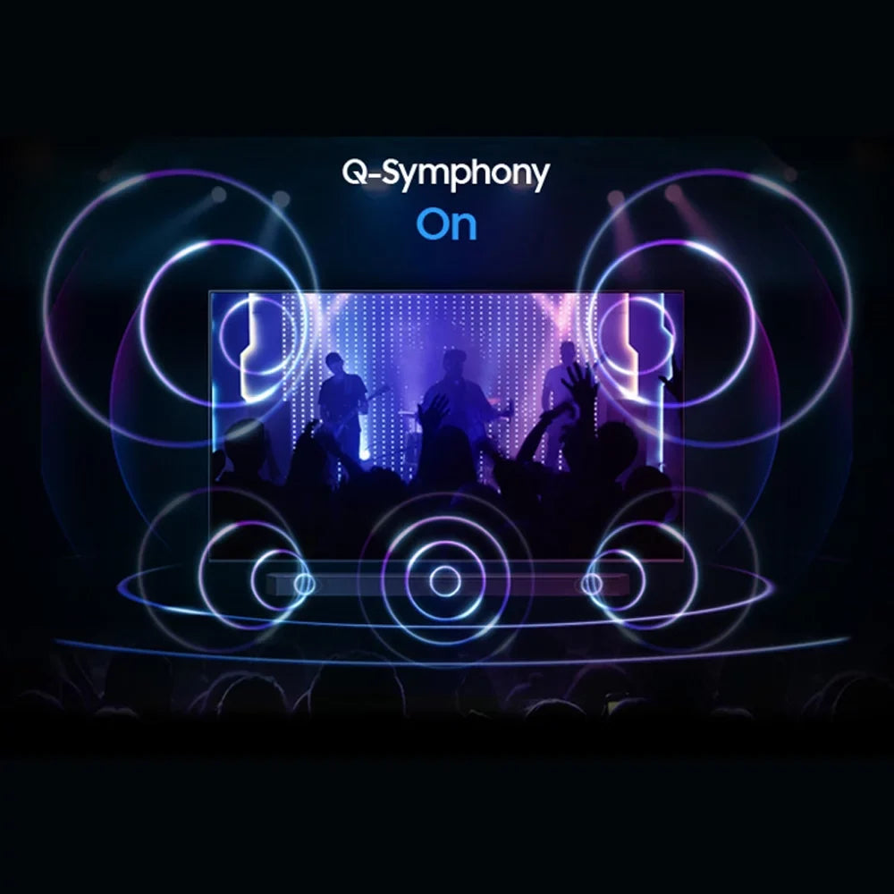 YR Samsung 5.1.2 Protection Q-series ch. Pack Dolby HW-Q800C Enhanced CPS with Bundle Q-Symphony ATMOS w/ Soundbar 2 Wireless