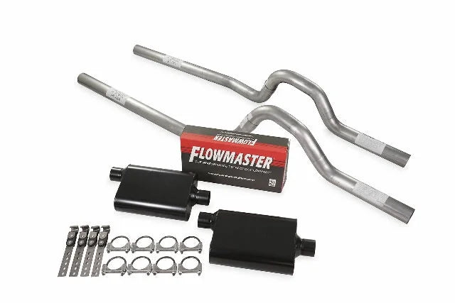 Dual Fits Rear 79 Series 40 to Ford Exhaust 3" Kit 73 F-Series Flowmaster Exit