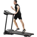 Machine with Jogging Easy Treadmill Adjuster Speakers Running Folding Audio Motorized Incline and Compact