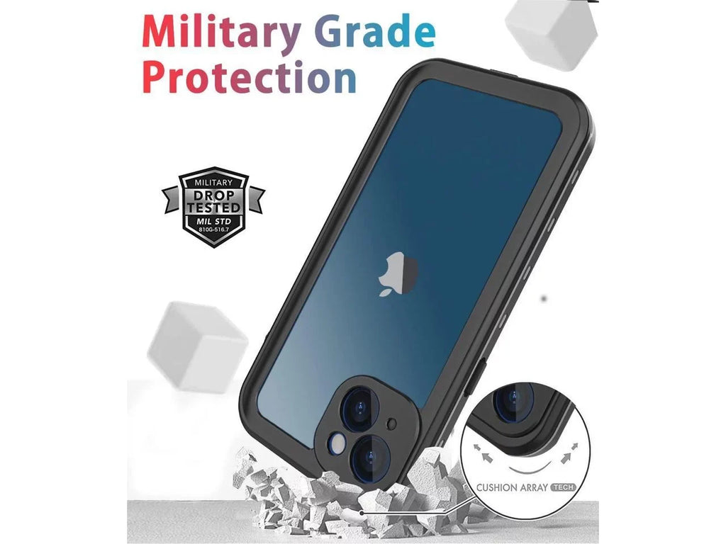 Case Full inch Screen with Protective Waterproof Protector,Underwater 13 Built-in Dustproof Shockproof For Full-Body 13 iPhone Cover iPhone Sealed for 6.1