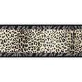 Prints, Animal Black, Trimz Wallpaper Tiger - Border 7" W Prints Gray, Leopard 15' Prints, L x