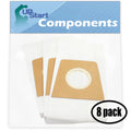 '- Bags 3 per Compatible 3920048001, Vacuum Pack with Bags Devil Dirt Devil U - (8 Dirt Replacement (Light Vacuum Vacuum Upright Pack) 3920047001, Featherlite M085580 Bagged for Bags 24 Type Green)
