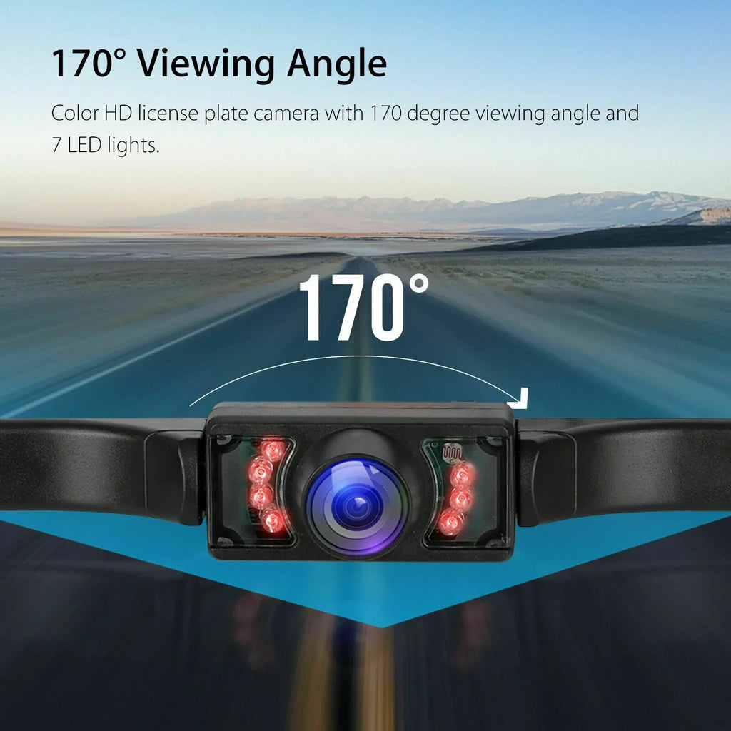 View Backup System Reverse Kit Monitor Camera for with 5'' Wireless System Rear Car/Truck/Van/Pickup/Camper