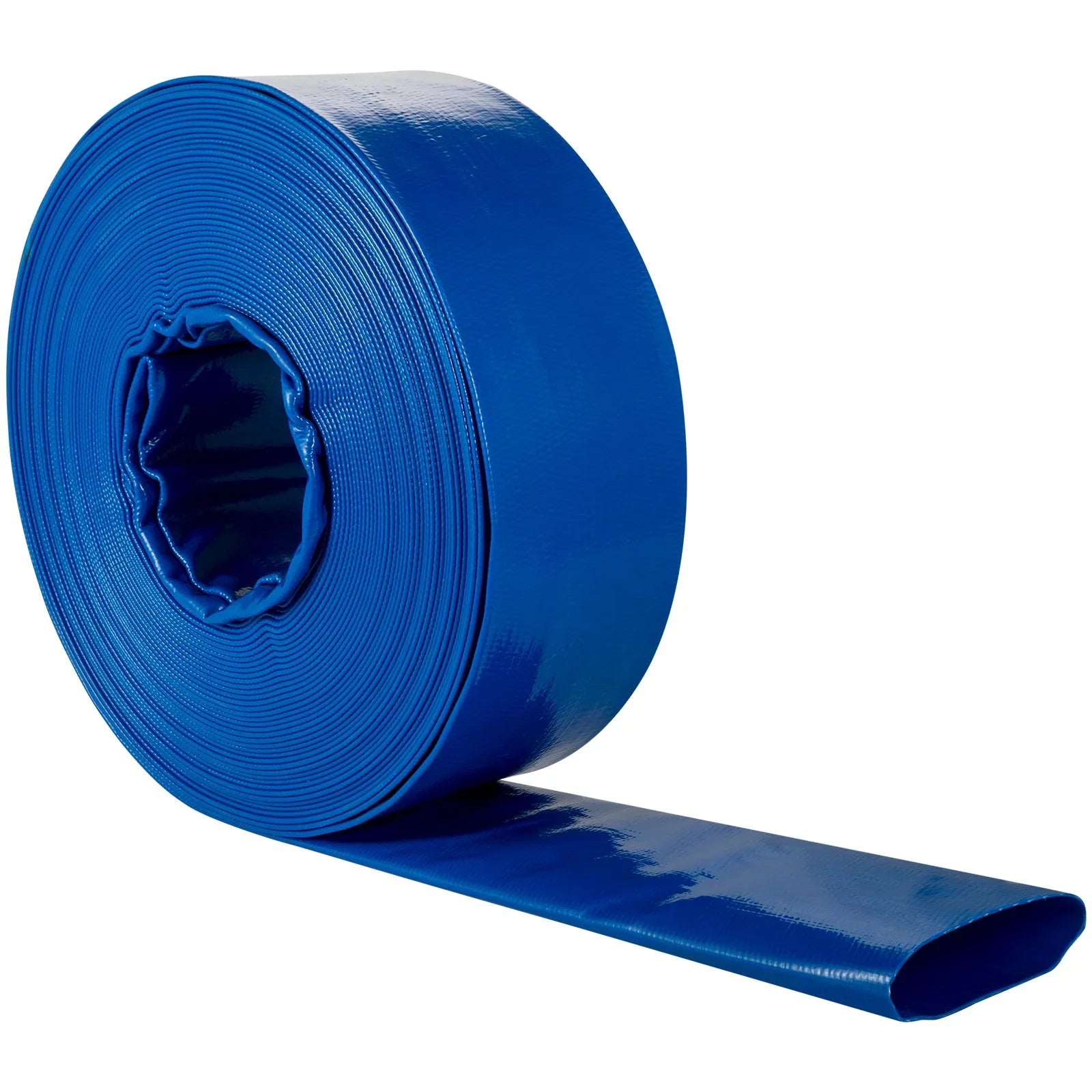 Heavy Water & Hose, Swimming for Blue 105', Weather-proof Clamps, Pool Backwash PVC Hose, Flat Hose Fabric x Burst-proof, VEVOR 1-12" Discharge & with Duty Lay Transfer, Drain Ideal