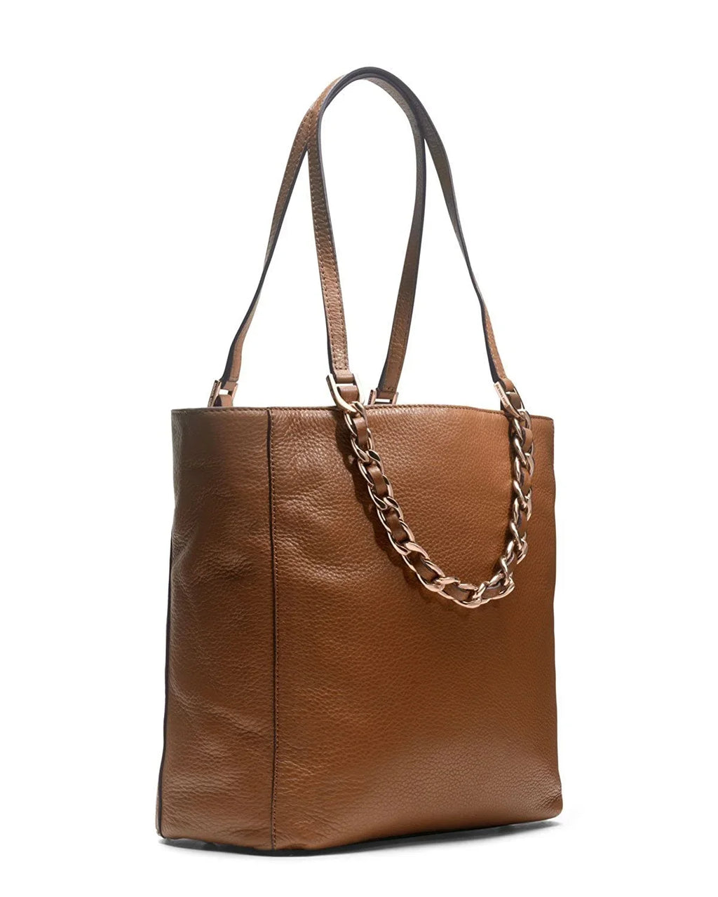Kors Brown North Luggage Michael Leather South Tote Medium Harper