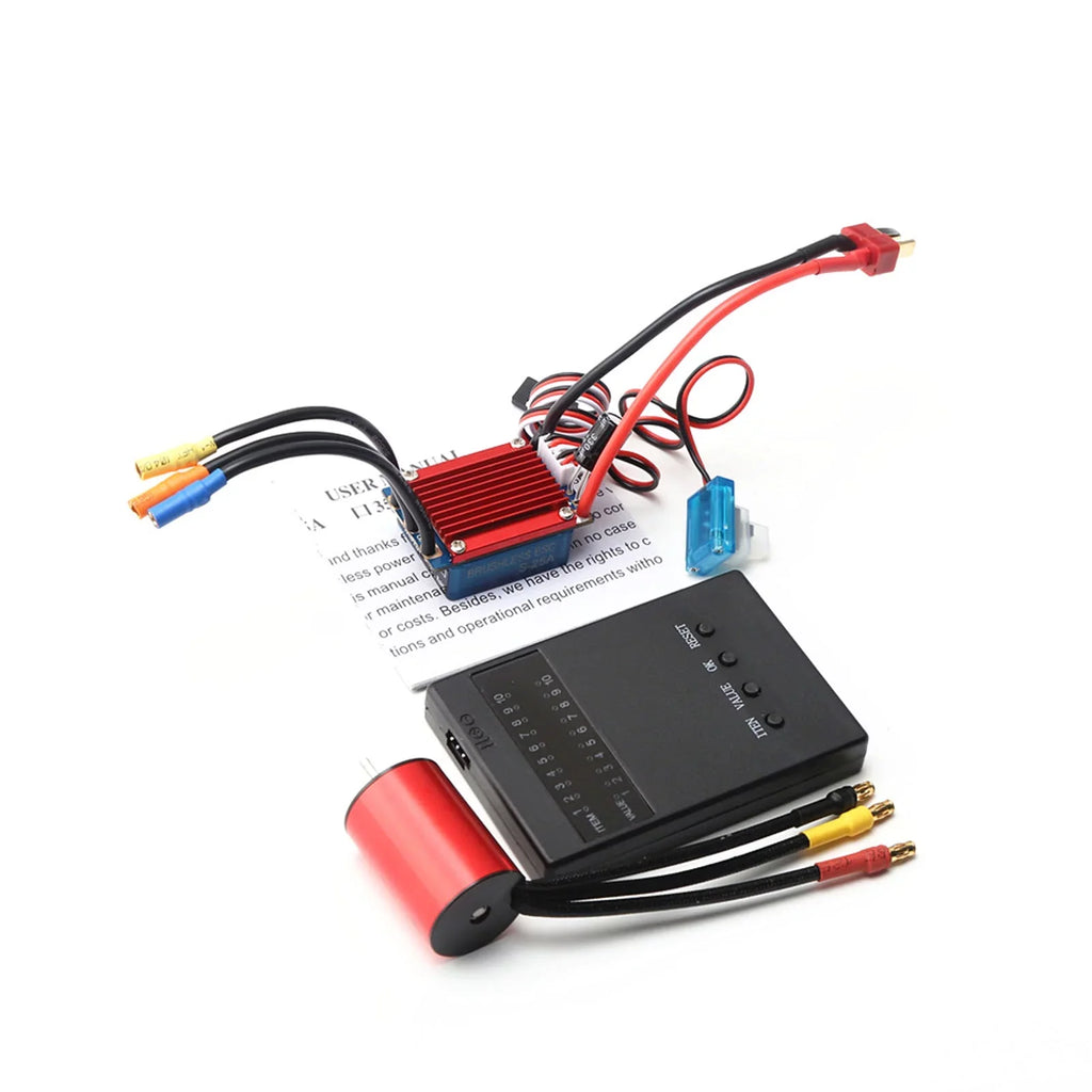Motor 25A Brushless Brushless 118 4800KV 4P RC Servo Truck Sensorless Programming Speed Car Electric Controller for 116 S2435 2.2KG ESC