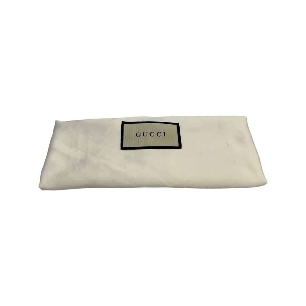 Leather Line Enamel Genuine Black Pre-Owned Shoulder Mini (Good) GUCCI Suede Gucci Sherry Ophidia Bag Hardware GG