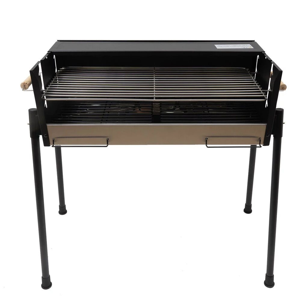 Camping BBQ Grill Tool Steel Grill Grade Charcoal Barbecue Charcoal Picnic Stainless for with 304 Portable Folding Grill Miumaeov Food Kits Grill