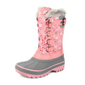 Lace PINK Warm Girls Shoes Winter Ankle Boots Dream Waterproof Snow Size Boys 12 Pairs Boots Up KRIVER-1