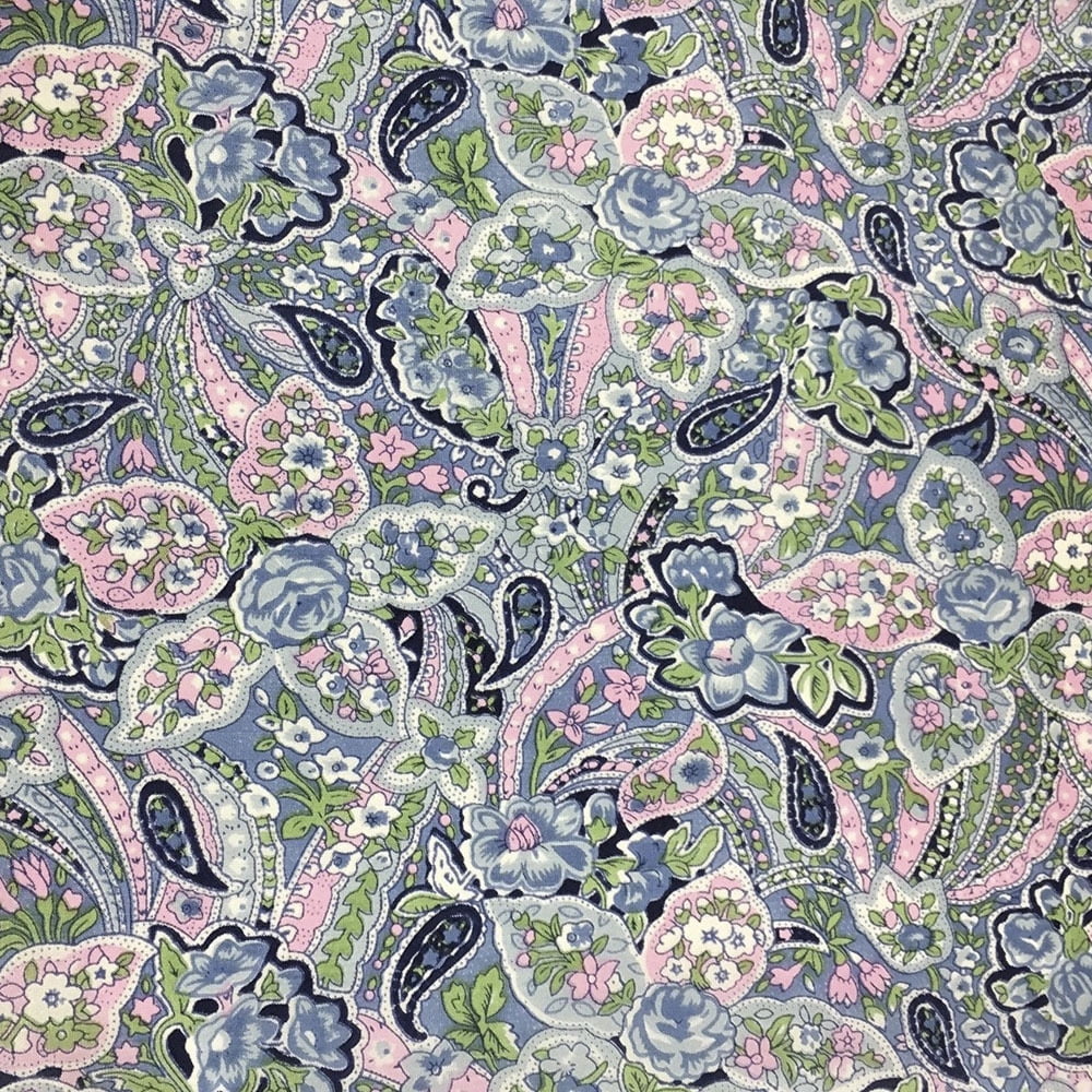 Rag Multi Traders Calico Paisley Wyoming Blue Wild