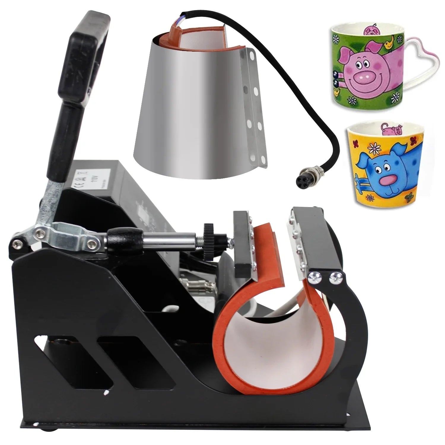 Mug Heat Transfer Coffee Sublimation Digital 2 1 in ZENSTYLE Cup Press Machine