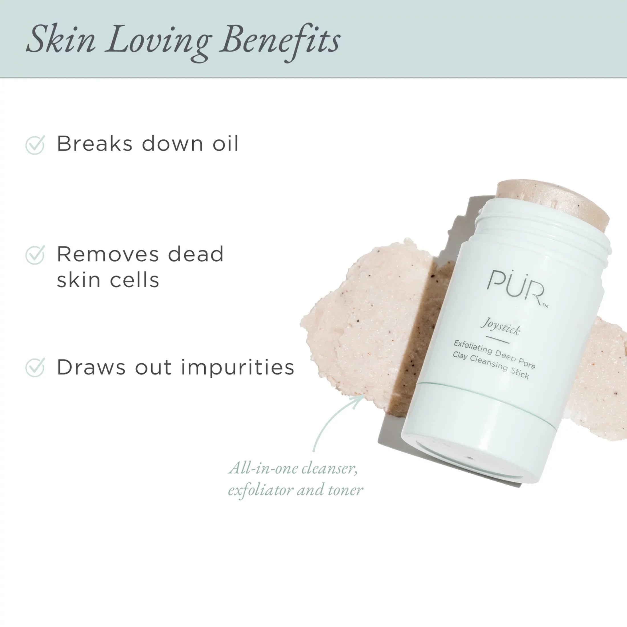 Pore oz Exfoliating Cosmetics Deep 1 Joystick Pur Cleanser