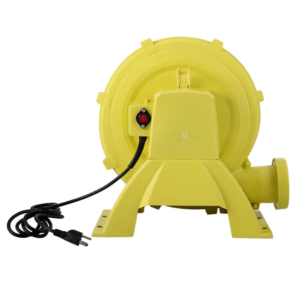 Outdoor Safe, Indoor Pump for Slides, Blower, - Fan Inflatable Yellow Green Portable Water Castle, Bounce Air and