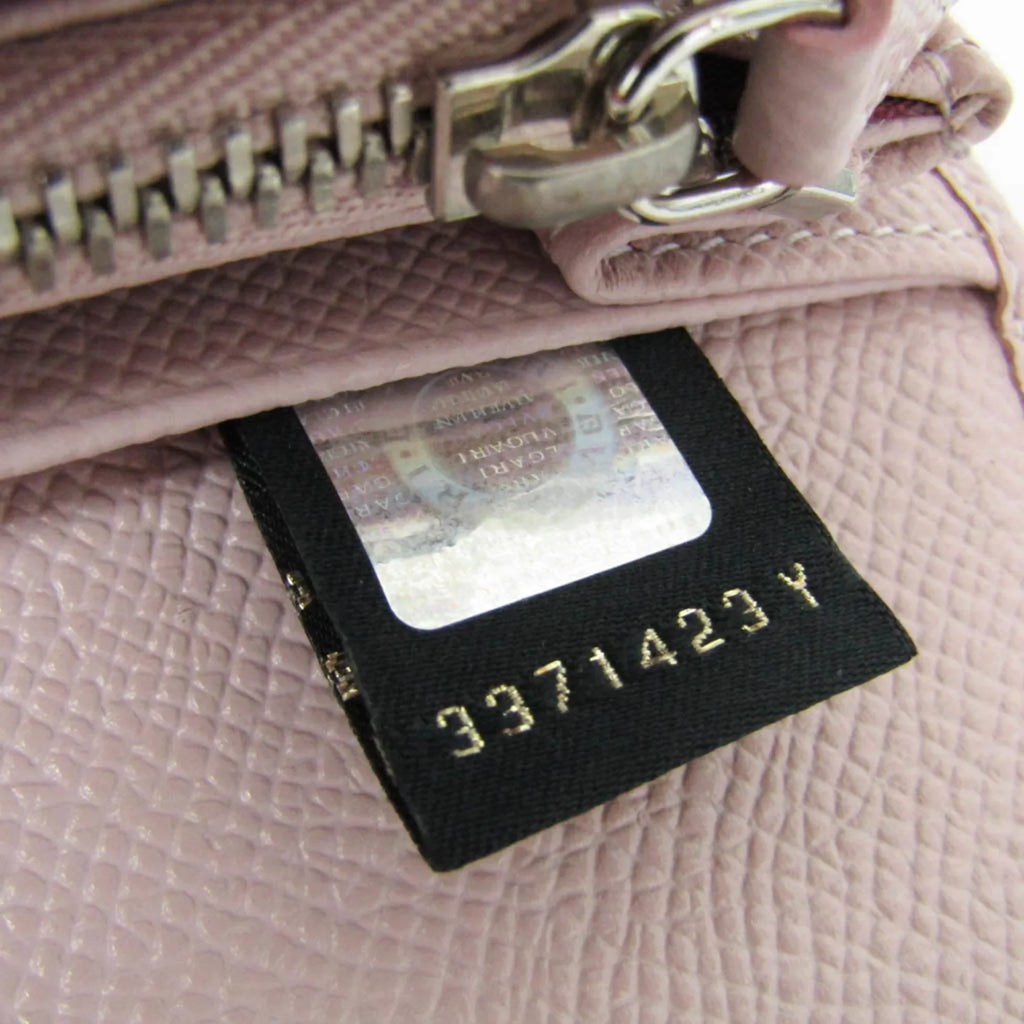 (bi-fold) Pre-Owned Bvlgari 30415 Long Pink Leather Bvlgari Wallet Women's Bvlgari (Good)