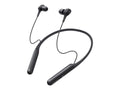 with - - - wireless - - Earphones black NFC canceling - mic - mount Bluetooth WI-C600N active noise - in-ear Sony behind-the-neck