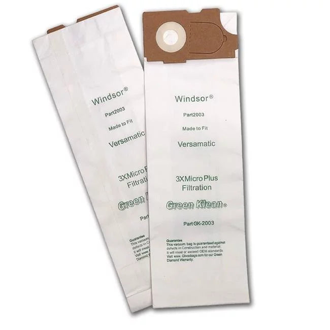 Triple Prosense of Versamatic II Same as Windsor per Green Triple Case Klean Vacuum 10 SSS Bags Case S Layer Vacuum - Replacement 10 -
