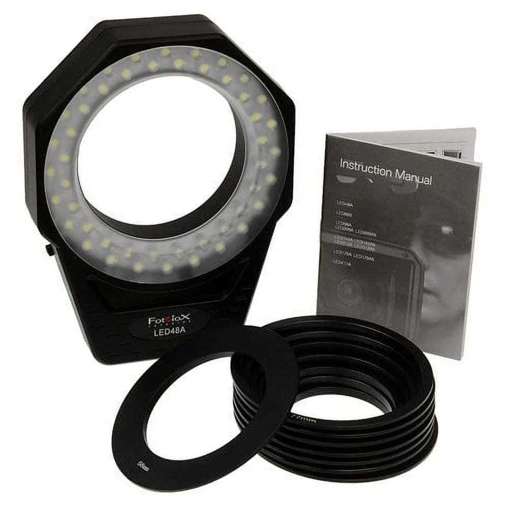 D2X, for D2Hs, Extension LED D800, D700, Nikon 48a D800E, D4, with D1X, Pro Extreme D1H, Kit D300, Macro Photography, D3, D1, Fotodiox Ring D2H, D3X, D40 D100, D300S, D2Xs, Macro D200, D3s, fits Light