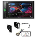 2008-2010 6.2" Kit/in-Dash with 300 Chrysler Stereo Bundle Bluetooth/Backup W/ WVGA Touchscreen Double Car Receiver Media KIT4688 AM/FM for DVD/CD Pioneer Digital DIN Camera/Installation