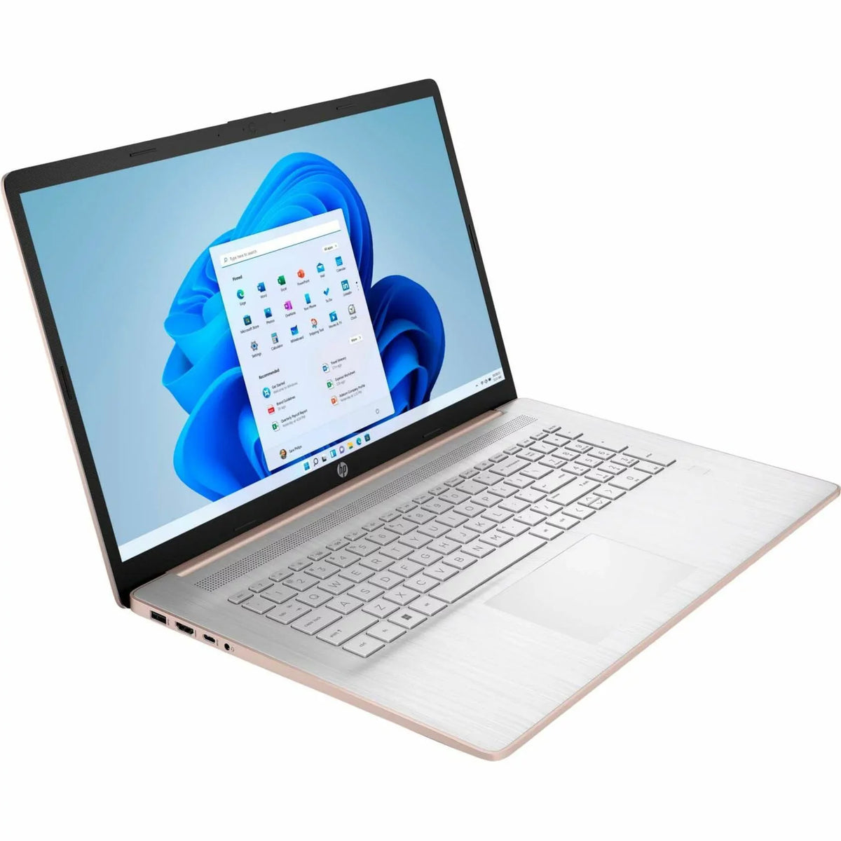 RAM, i3-1125G4, 12GB Silver, 512GB 17.3\" HP Pale HD+, Home, 17-cn0207ds SSD, Refurbished Intel Core Touchscreen, Windows 17-cn0000, Rose Intel UHD Graphics, 11 - Gold/Natural