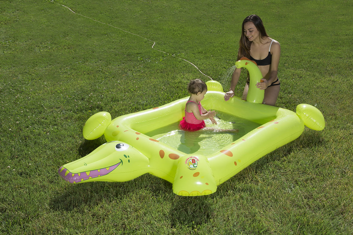 Spray Swimming Crocodile Pool Kiddie Poolmaster Inflatable