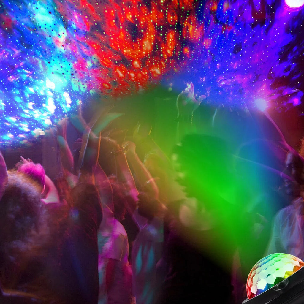 Strobe Stage W/ Remote DJ LED Party Lamp Ball Disco Speaker Bluetooth RGB Light