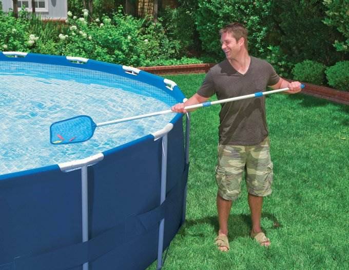 Maintenance Inflatable Kit 42" and Intex Set Pool 15' x Easy Swimming Portable