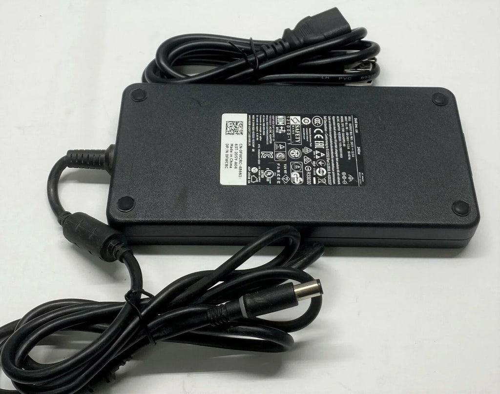 Lot 12.3a 240W 19.5v R4 17 charger Adapter laptop AC of Dell R3 10 R5