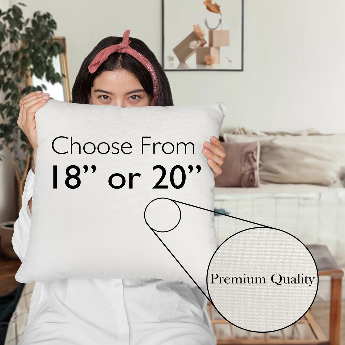 Gift Red Artist Lovers, for - Merch Pillow Cosmetologist, Design White Training Brush Beauty & 18X18 Makeup Fan for in Cover, w/ Makeup IN Themed Makeup or Artist Lipstick