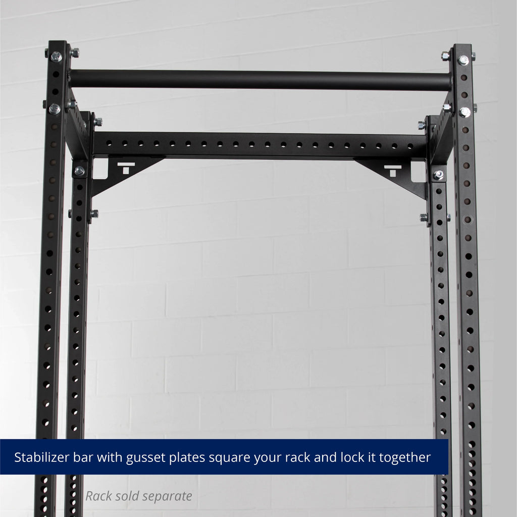 Titan 2" 3" x Series Power With Fitness Bar Crossmember Stabilizer T-3 Gussets, Rack Connector