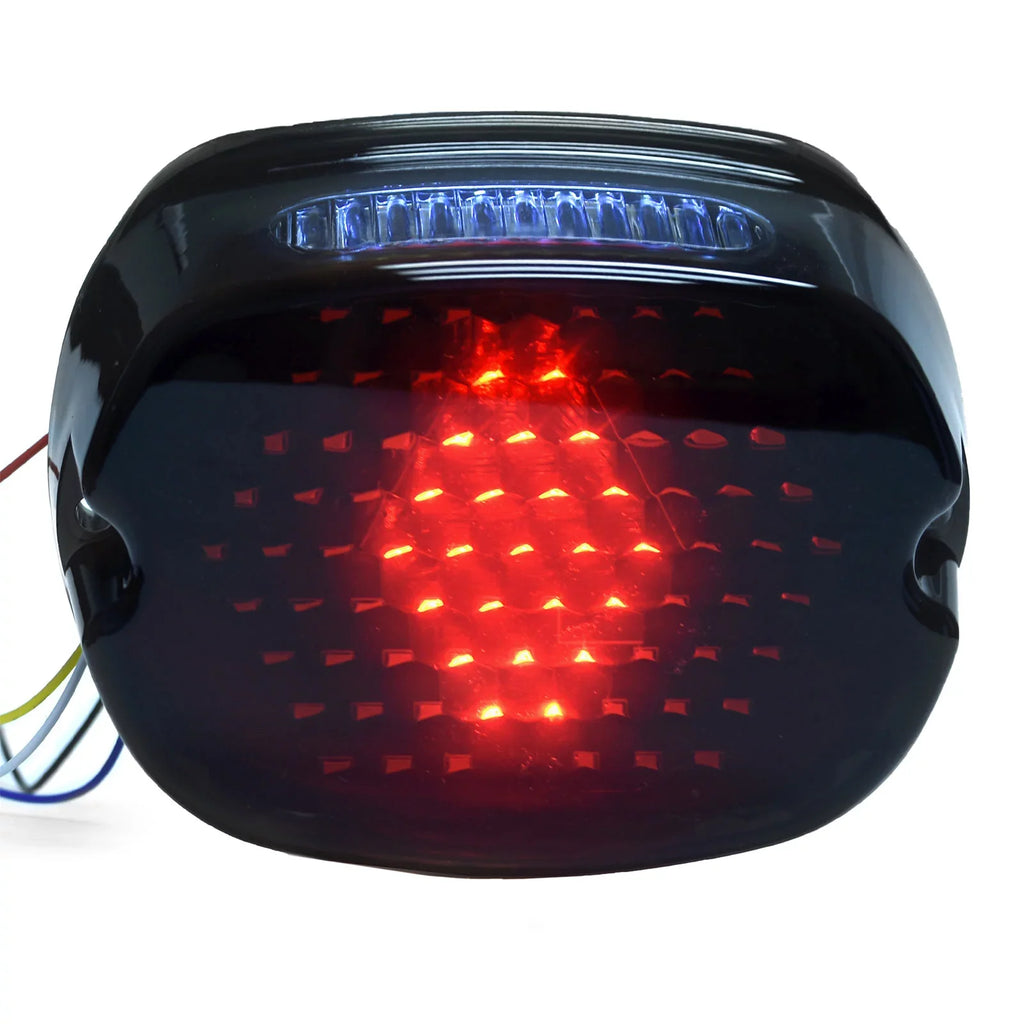 Classic Turn Fits - Glide Electra Light Tail CVO Headlights Light Smoke Round Krator Running Signals Harley 2006-2013 FLHTCUSE Most with 6-1/4" Profile Ultra Davidson Low Compatible Brake Light LED