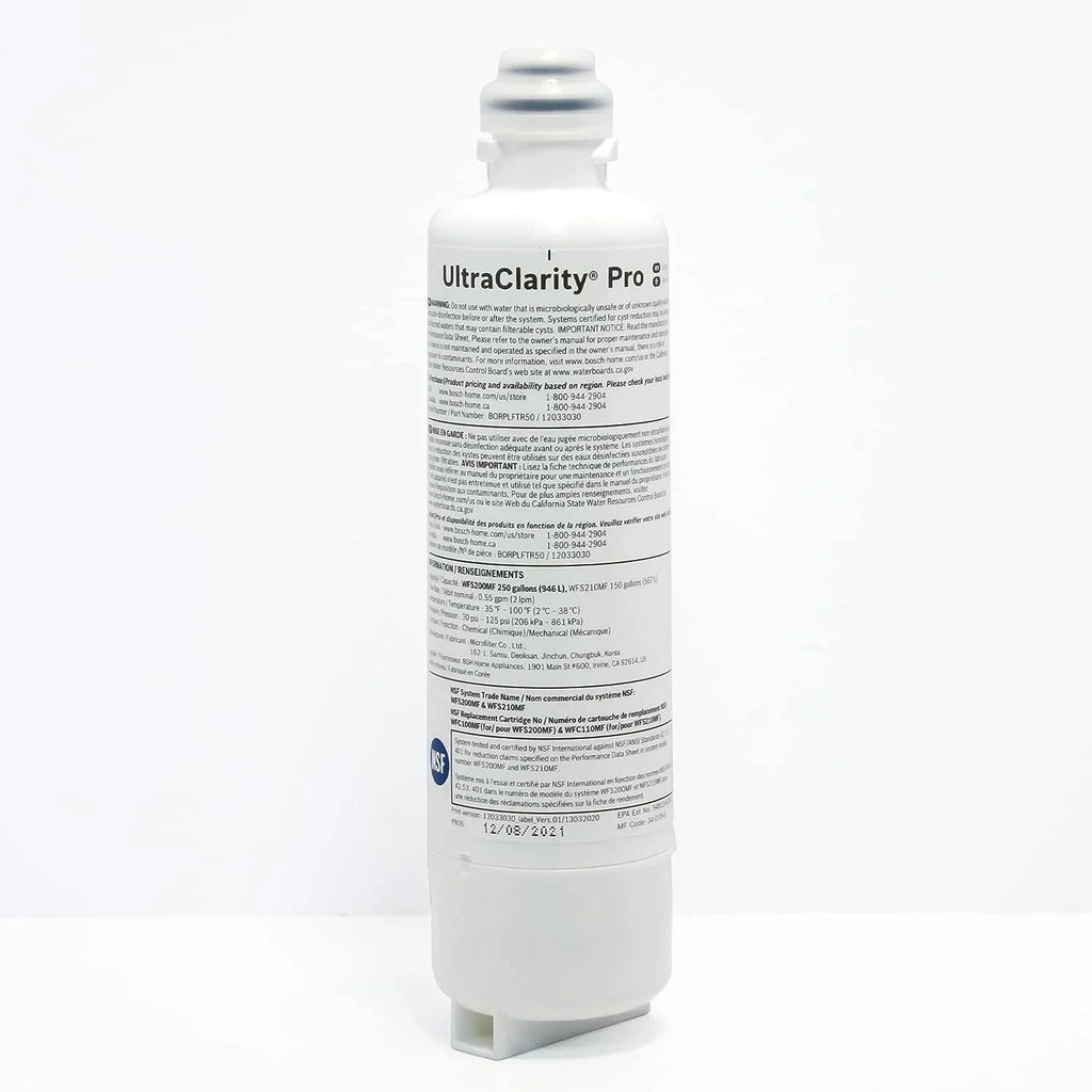 Replacement/Compatible Water Bosch 4 Filter, Pack of Pro BORPLFTR50,BORPLFTR55, RA450022, UltraClarity REPLFLTR55