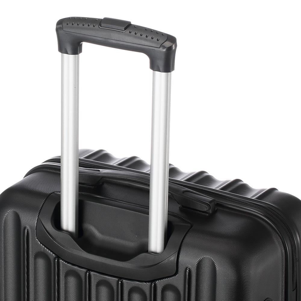 Bag Spinner Luggage Black 3 With Lightweight Hardside Set Lock SalonMore TSA Piece