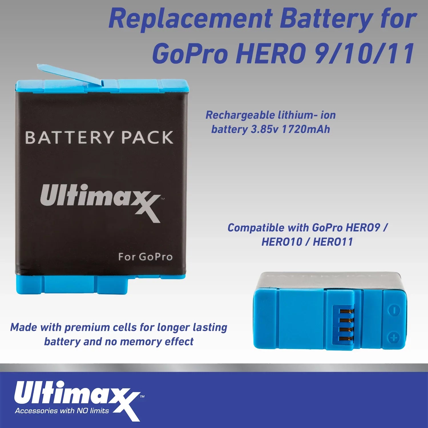 10) Much Charger, Dual (Hero Action Case HERO10 Replacement USB Black Water-Resistant Camera & Bundle Batteries, Essential - 2x Includes: More GoPro Ultimaxx
