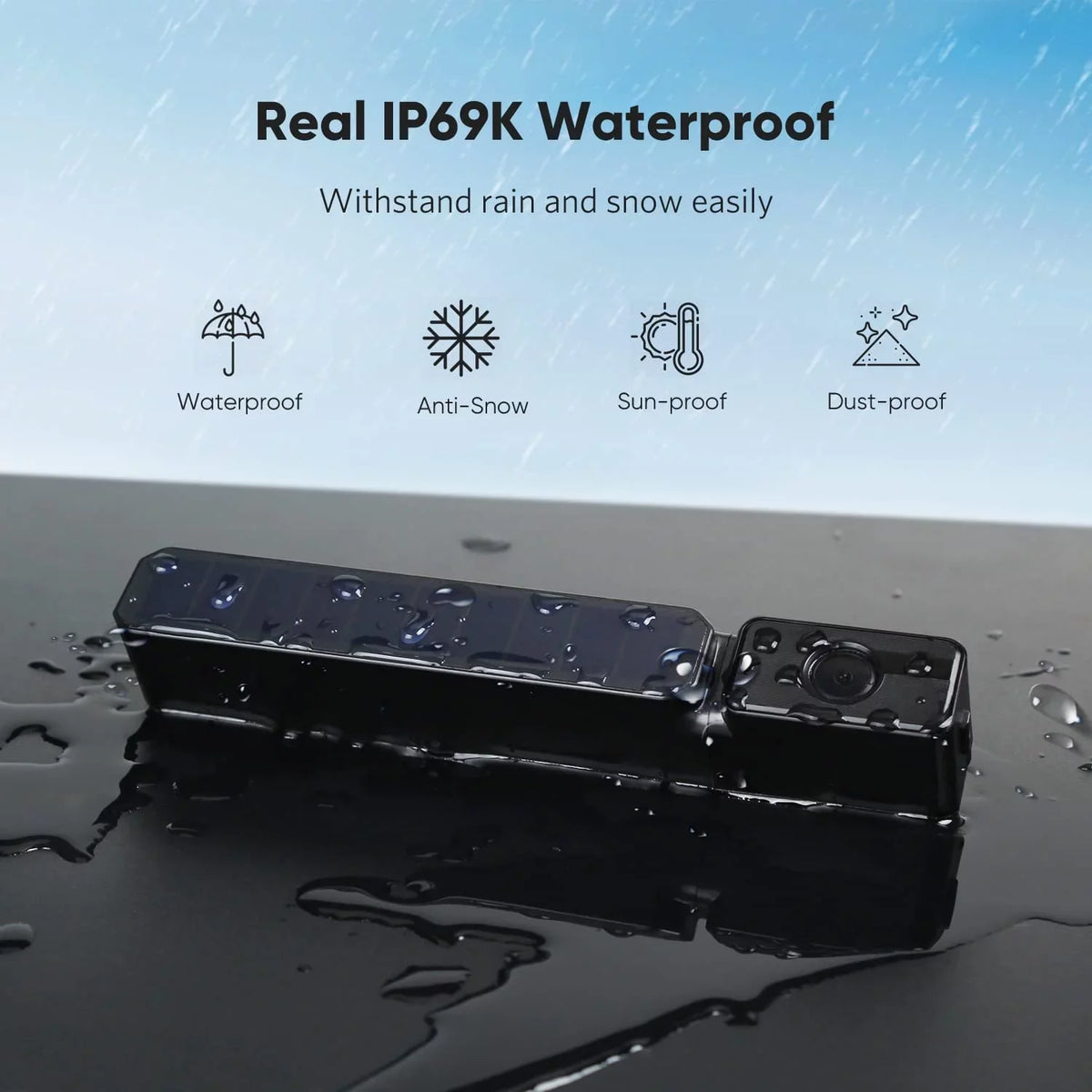 Camera Dual Rear Foxpark Five-Wheeled System Dual Camera Motorhome Solar for Backup Up Campervans, for View 1080P Reverse with Trailer RV Camera Back Camera