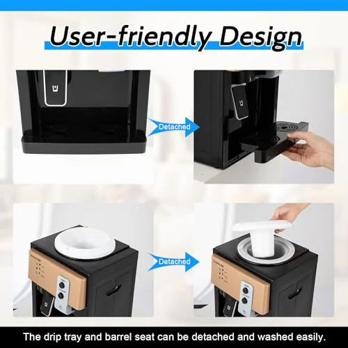 110V Dispenser Dispenser and Water for 5/3 Home Countertop Use Hot Office Water Cold Gallon Cooler