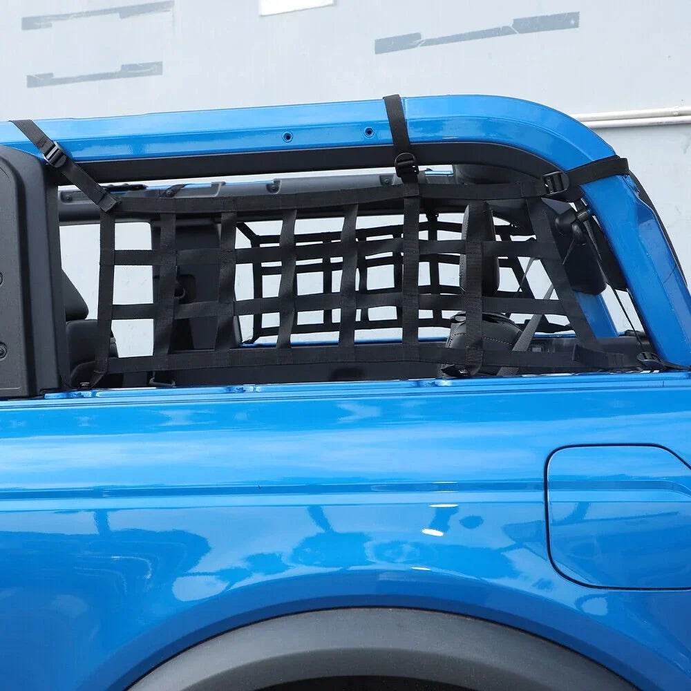 Net Teledu Mesh Side 2x Door Restraint Cargo 21+2 Protective Rear Trunk