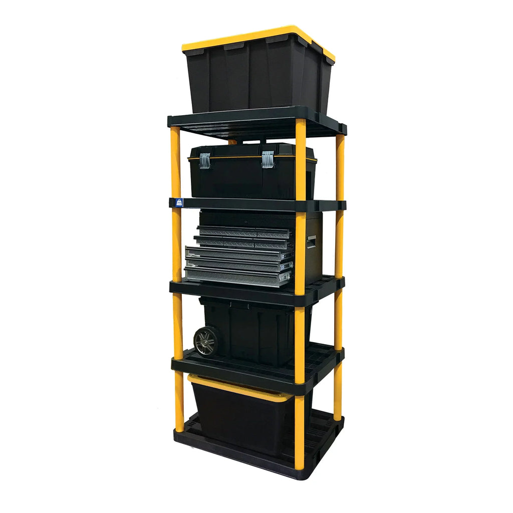 Shelving, Duty Gracious Premium Large Plastic Living Ventilated Extra Black