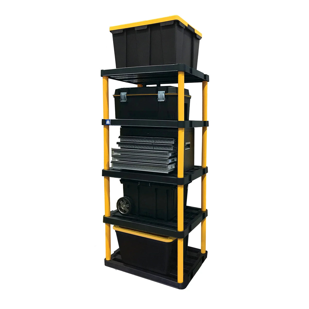 Shelving, Duty Gracious Premium Large Plastic Living Ventilated Extra Black
