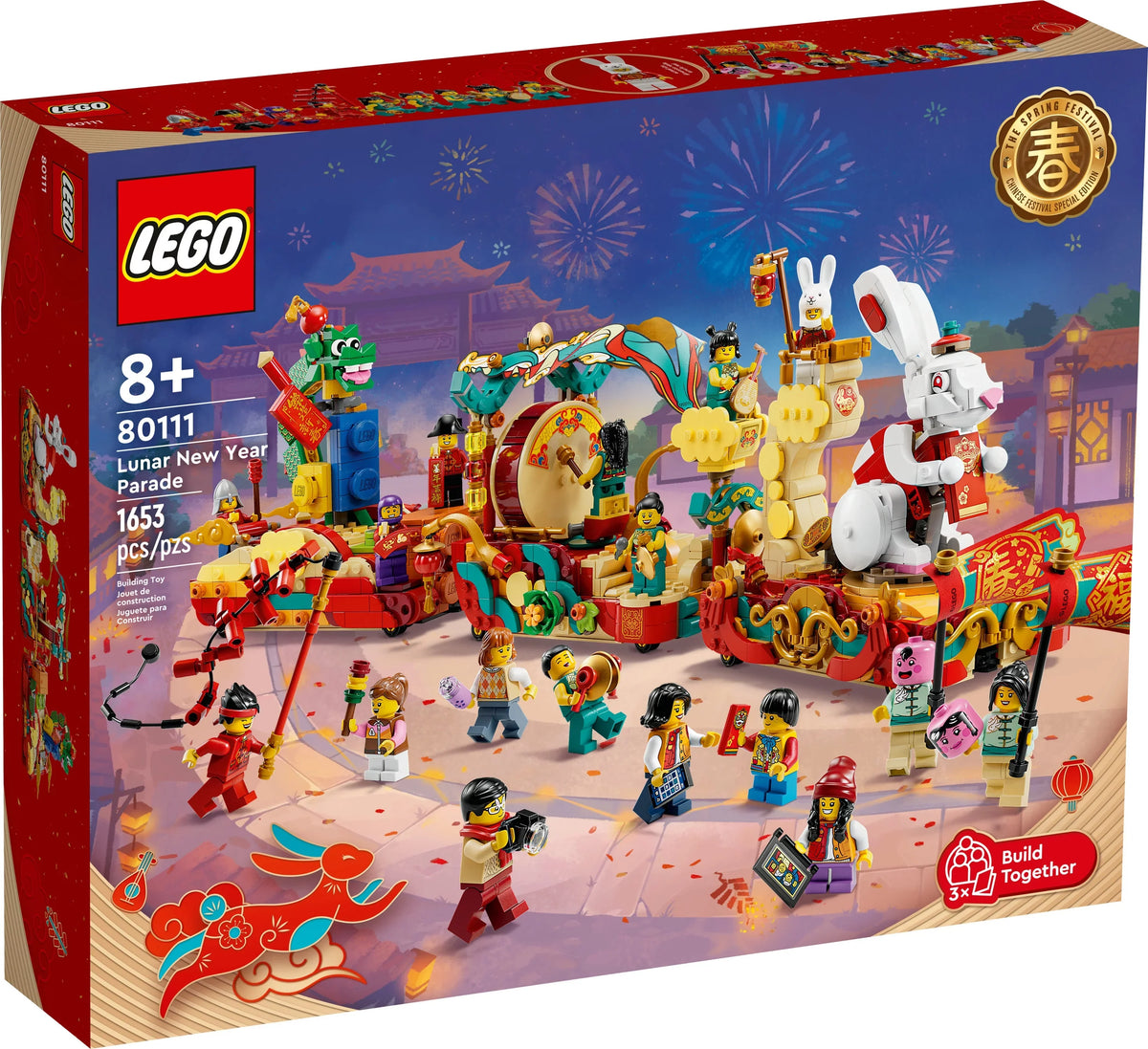 Building Parade Toy Set Lunar LEGO Pieces) Year (1,653 New 80111