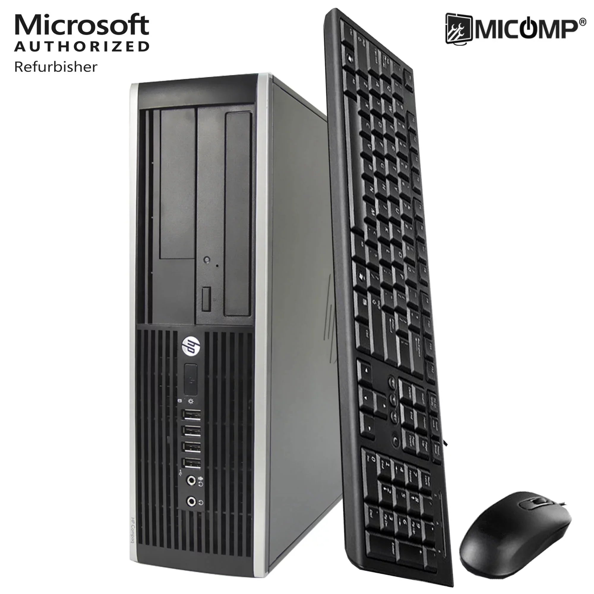 Computer Windows Warranty Desktop 10 8GB WiFi - SFF RAM 1 500Gb 3.2Ghz i5 Core Dual Year Hp Elite 8100 Home SSD