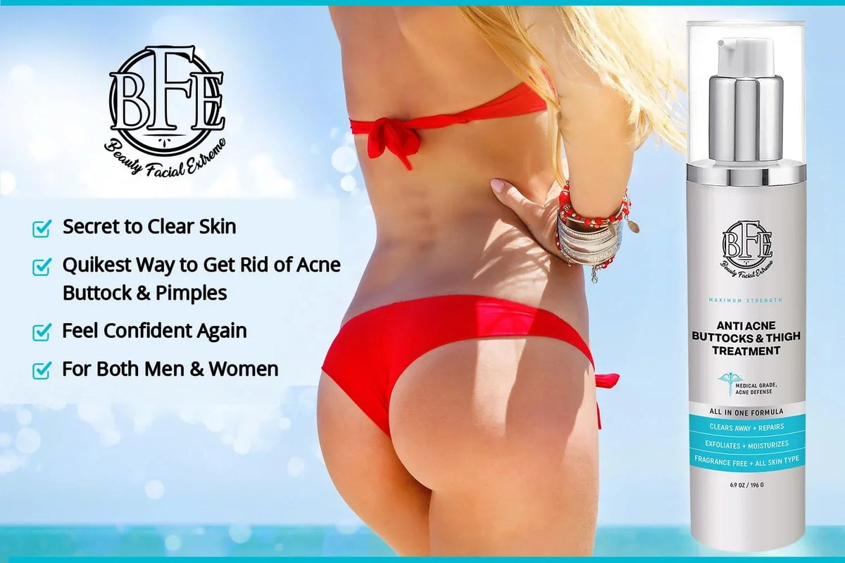 for and Prevents Breakouts. Future Acne, Buttocks Thigh Thigh Area. Anti-Acne Buttocks Away OZ Treatment- Pimples, and Ingrown & 6.9 Clears the Hairs