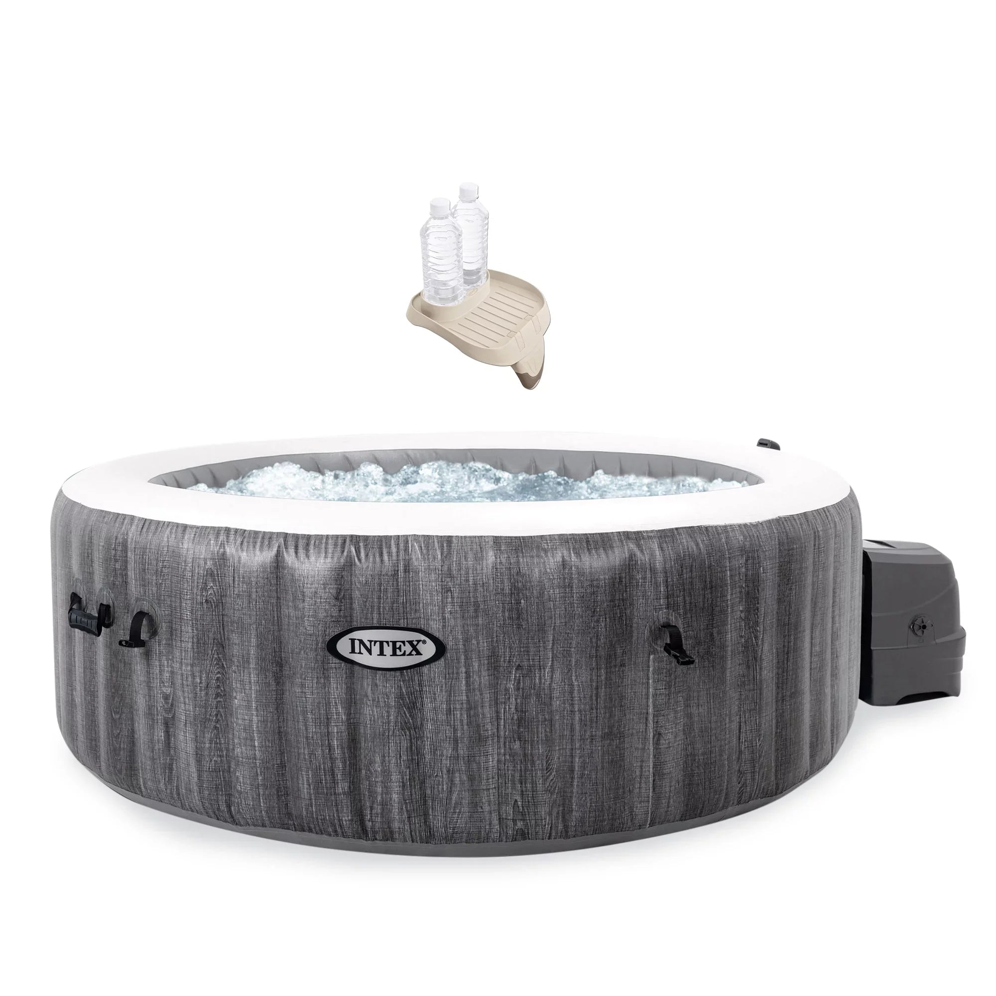 Intex Pack) (4 Tub Accessories Plus Inflatable + Hot Intex Tray PureSpa