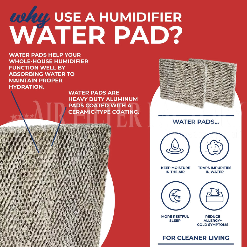 Compatible Lennox WB2-12A Filter WB2-12, by Factory with Air Filter Humidifier 2-Pack