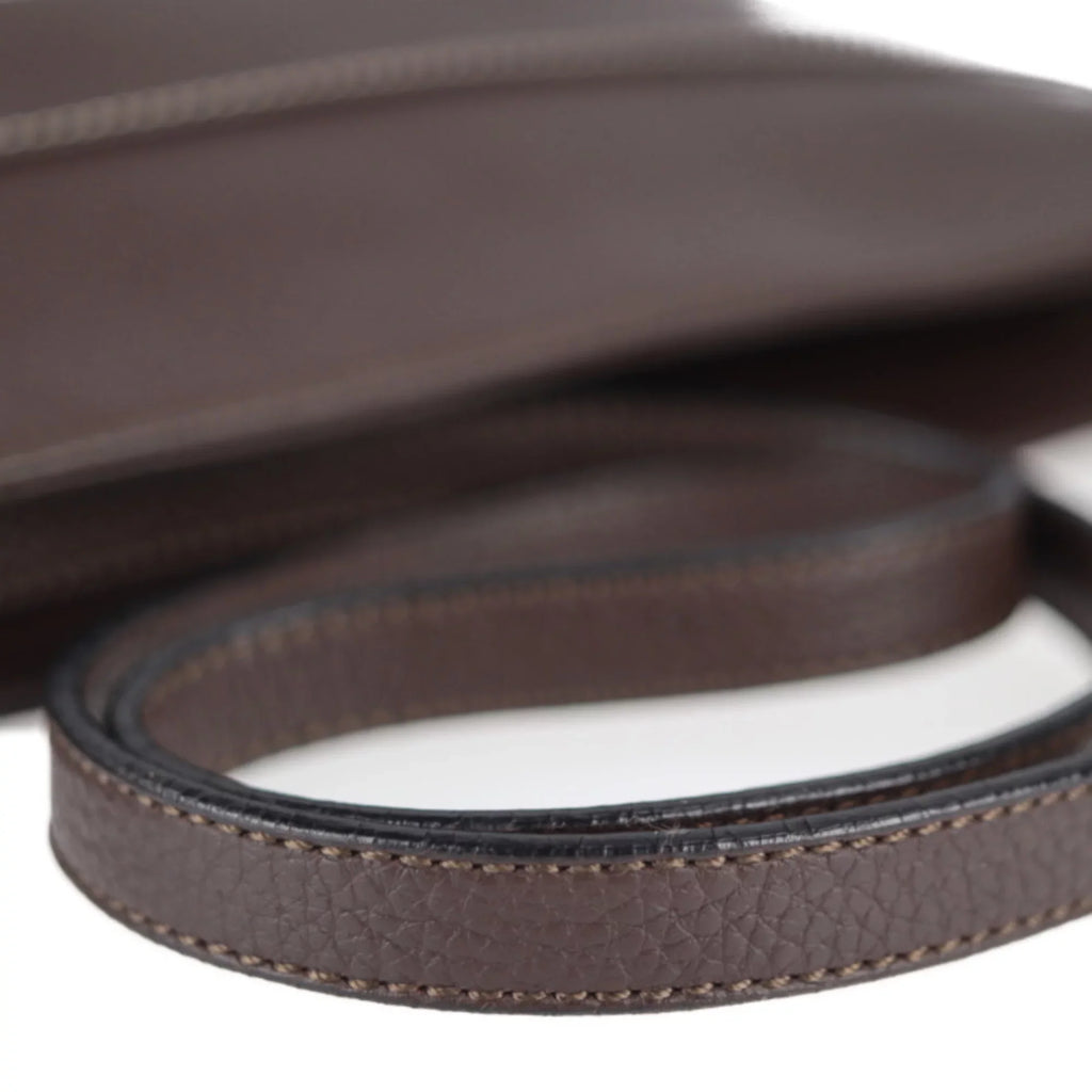 shoulder without Pre-Owned bag large (Good) leather brown LOEWE gusset Loewe
