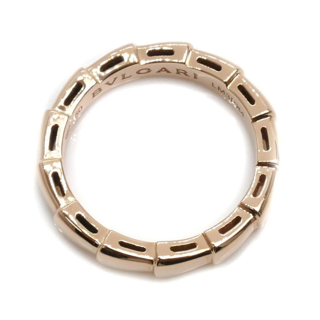 50 Serpenti Gold (Good) Ring Pre-Owned BVLGARI Women's Bvlgari Pink K18PG 4.3g 349649 Viper