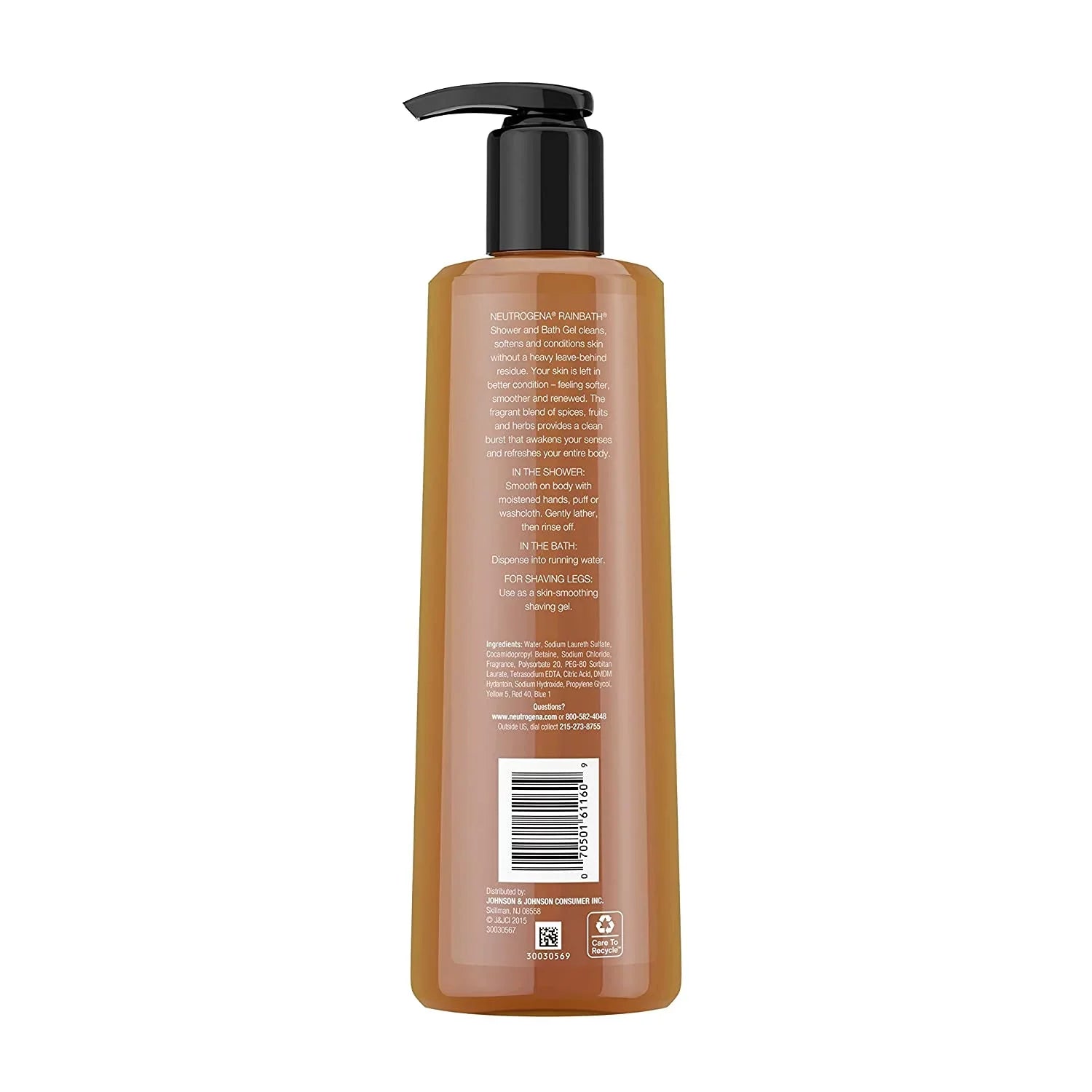 16 Rainbath Bath Refreshing Neutrogena and 5 Ounce Shower Pack Original Gel