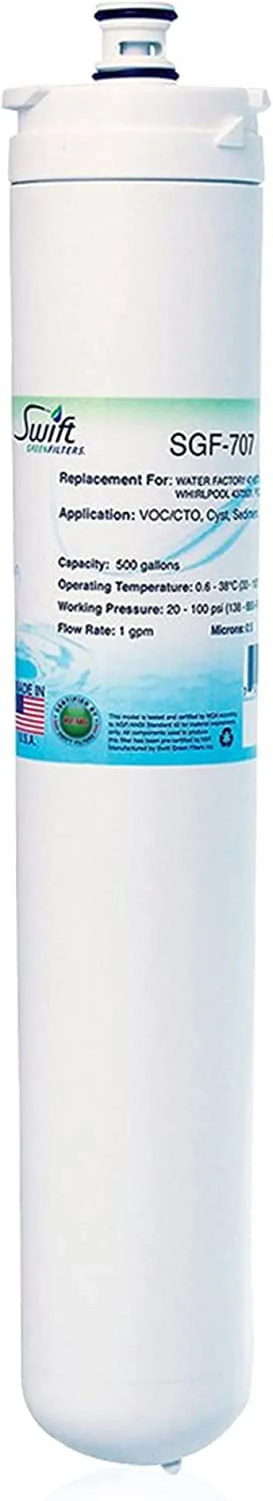 Filters 47-55707G2,47-55707CM,4373531,PSQC-2 SGF-707 Compatible Water for Swift Pack),Made Commercial USA Filter in Green (3