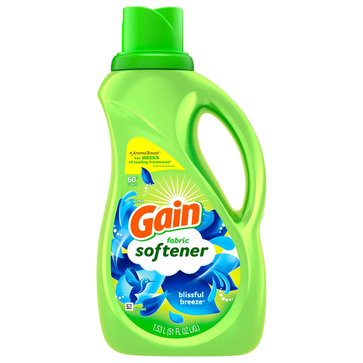 Loads) Fabric Liquid (60 Blissful Oz. Softener Breeze 51